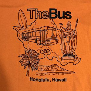 Brand new UNIQLO TheBus Large T-Shirt NWT The Brands Hawaiian Loco UT Collection